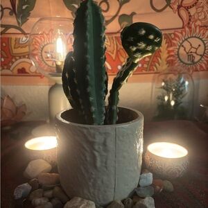 Artificial Potted Cactus